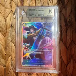 BGS 10 One Piece Dracule Mihawk JPN SR OP09-084 - Image 1