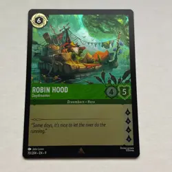 Robin Hood 70/204 Disney Lorcana Fabled Rare Cold Foil Card NM - Image 1