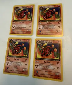 Pokemon Rocket 1st Edition Dark Charmeleon Lot Of 4 Cards NRMT - Image 1