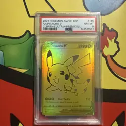 PSA 8 Pikachu V SWSH145 - Celebrations UPC Promo Pokemon Card - Pokemon TCG - Image 1