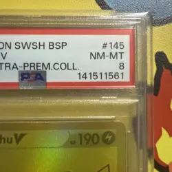 PSA 8 Pikachu V SWSH145 - Celebrations UPC Promo Pokemon Card - Pokemon TCG - Image 2