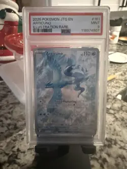 Pokemon TCG Journey Together Articuno Card IR 161/159, English Edition, PSA 9 - Image 1