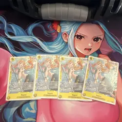 Bandai One Piece Card Game Nami EP03-053 Character Cards Lot of 4 - Image 1