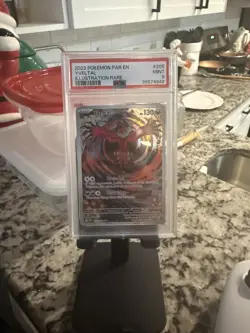 Pokemon TCG Yveltal Paradox Rift Holo Card PSA 9 Illustration Rare 205/182 - Image 3