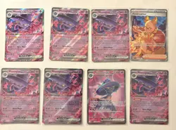 Lot of 8 PFL EX Cards - Phantasmal Flames Pokemon TCG 036/094 - Image 1