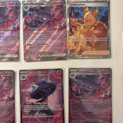 Lot of 8 PFL EX Cards - Phantasmal Flames Pokemon TCG 036/094 - Image 3