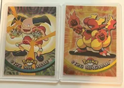 Pokemon Topps Series 3 lot of 10 cards: 5 silver foil cards, 5 non-foil cards - Image 3