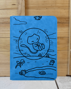 Pokemon Bubble Mew Laser Engraved Card Binder (Made To order) - Image 1