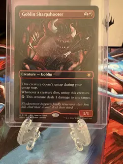 MTG Goblin Sharpshooter (Borderless) 0136 Special Guests Lorwyn Eclipsed - Image 3