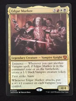 1x MTG Edgar Markov (Foil) - Innistrad Remastered (INR) #234 - Magic - Image 1