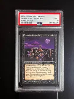 PHYREXIAN GREMLINS MTG Magic the Gathering Antiquities PSA 9 MINT!! - Image 2