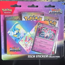 Pokemon Tech Sticker Collection Box Scarlet & Violet Prismatic Evolutions Sylve… - Image 1