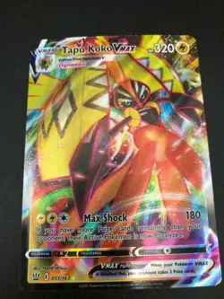 Tapu Koko VMAX FULL ART ULTRA RARE 051/163 SWSH Battle Styles NM Pokemon 2021 - Image 1
