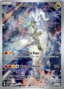 Pokemon TCG - N's Reshiram 167/159 SV09: Journey Together IR NM (SKU 1-4) - Image 1