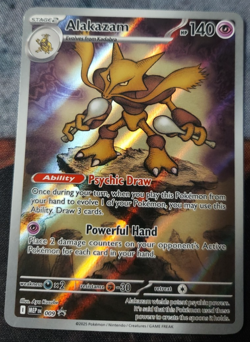 Alakazam 009 Black Star Promo Pokemon Mega Evolution NM - Image 1