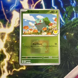 Pokemon Bulbasaur 001/132 Pokemon Day 2026 Promo Reverse Holo Mega Evolutions - Image 3