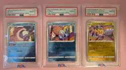 Pokemon Japanese Kanazawa Pikachu Sequential Set 145 146 & 147 (All PSA 10) - Image 1