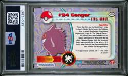 2000 Topps Pokemon TV Gengar Animation Series 2 #94 Graded PSA 9 MINT - Image 2