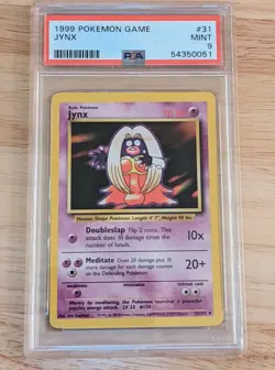 Jynx 31/102 1999 Pokemon Base Set Unlimited PSA 9 Mint! - Image 1