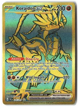 Koraidon ex ⭐ 245/091 Holo Hyper Rare Paldean Fates 2024 Pokemon NM - Image 1