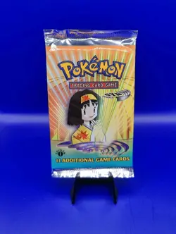 Gym Heroes 1st Edition Booster Pack 20.75g Factory Sealed Erika Pokemon WOTC New - Image 1