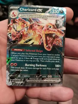 Charizard ex 054/091 Paldean Fates Holo Double Rare Pokemon TCG NM/M - Image 1