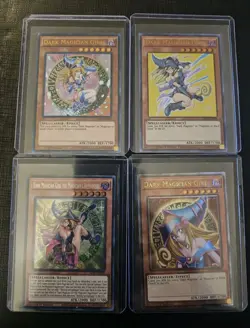 Dark Magician Girl Complete Art Set Quarter Century Alt Art Secret NM YuGiOh - Image 4