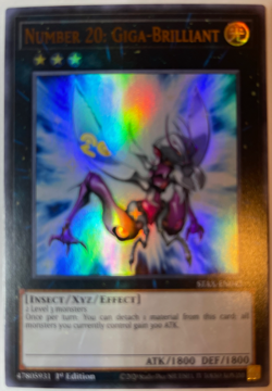 Yugioh! - Number 20: Giga-Brilliant - STAX-EN042 - Ultra Rare 1st-NM/M - Image 1