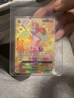Nami SP Alt Art OP08-106 SR Emperors in the New World ONE PIECE Card NM - Image 1