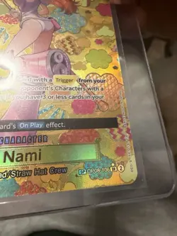 Nami SP Alt Art OP08-106 SR Emperors in the New World ONE PIECE Card NM - Image 2