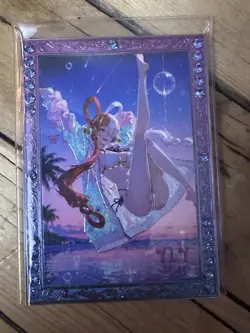 One Piece CCG Goddess Uta Metal Card - Lounging In A Martini Glass - Image 1