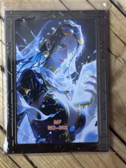 One Piece CCG Goddess Nico Robin Metal Card - Mystical Book - Image 1