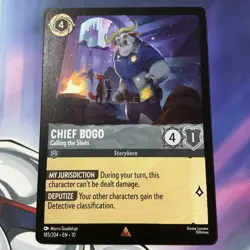 Disney Lorcana Whispers in the Well Chief Bogo-Calling the Shots 185/204 NM Reg - Image 1