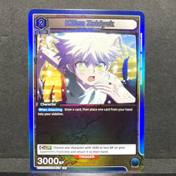 2024 UNION ARENA HUNTER X HUNTER KILLUA ZOLDYCK UE02BT/HTR-1-018 (RARE) FOIL - Image 1