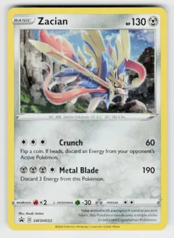 SWSH: Sword & Shield Promo Cards #SWSH033 Zacian - Image 1