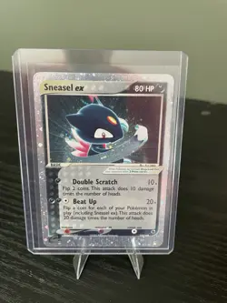 Pokemon Sneasel ex 103/109 EX Ruby & Sapphire Holo Rare 2003 Card LP or Better - Image 1