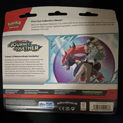 Pokemon Scarlet & Violet—Journey Together Booster Pack with Yanmega Promo Card - Image 2