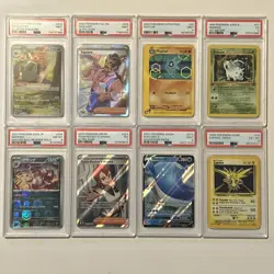 Pokemon PSA Slab Lot Of 8 Cards - Image 1
