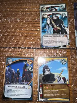 Naruto TCG CCG 32 Card Lot Kisame Hoshigaki Instant Collection Rares Gold 2002 - Image 5