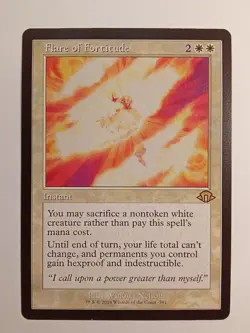 Flare of Fortitude 391 RETRO FRAME Modern Horizons 3 MTG - Image 1