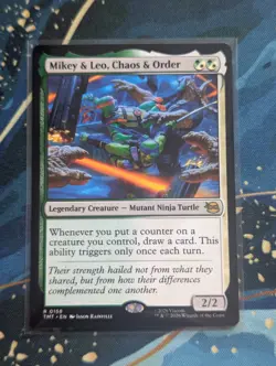 MTG Mikey & Leo, Chaos & Order - NM - TMNT - Image 1