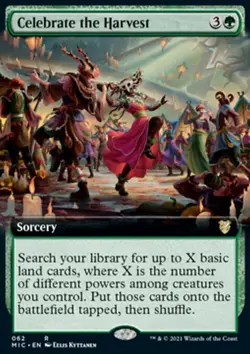 MTG Celebrate the Harvest (62/198) Innistrad Midnight Hunt Commander NM - Image 1