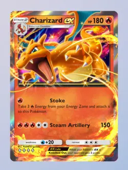 Charizard EX, Pokemon TCG Pocket, English, Shining Reverly set, Digital - Image 1