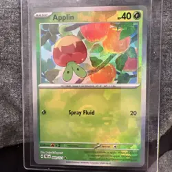 Pokemon TCG Applin 009/131 Prismatic Evolutions Pokeball Holo - Image 1