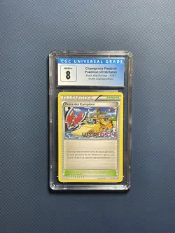 CGC 8 ITALIAN Champions Festival XY27 Pokemon Championship London Worlds 14 2014 - Image 1