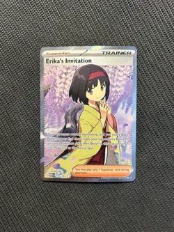 Pokemon TCG Erika's Invitation 196/165! NM Condition! See Description! - Image 1
