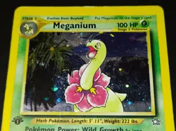 MEGANIUM – HOLO – 11/111 – FIRST EDITION – NEO GENESIS – ENG – POKEMON - Image 2