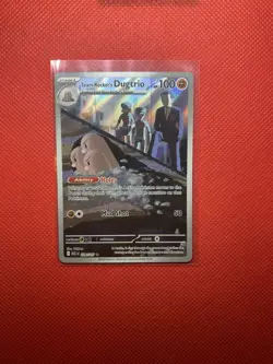 Team Rocket’s Dugtrio 239/217 Illustration Rare - Pokemon TCG Ascended Heroes NM - Image 1