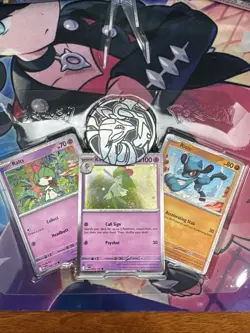 ✨🌌 Pokemon Mega Evolution Cosmos Holo Promos: Ralts, Kirlia, Riolu 🌌✨ - Image 1