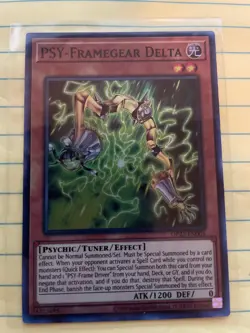 YuGiOh PSY-FRAMEGEAR DELTA Super Rare OP25-EN005 played Same Day Shipping! - Image 1